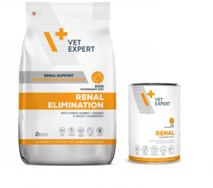 4T Veterinary Diet Renal Elimination 2kg +KONS RENAL 400G DĀVANĀ